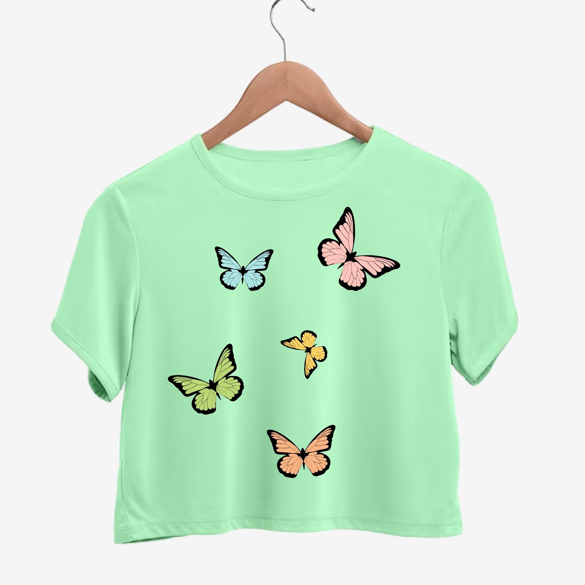 butterfly crop top